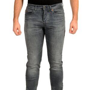 Hugo Boss Men's "Taber BC-P-1 Tapered Fit Gray Stretch Jeans US 31/34 IT 31/34
